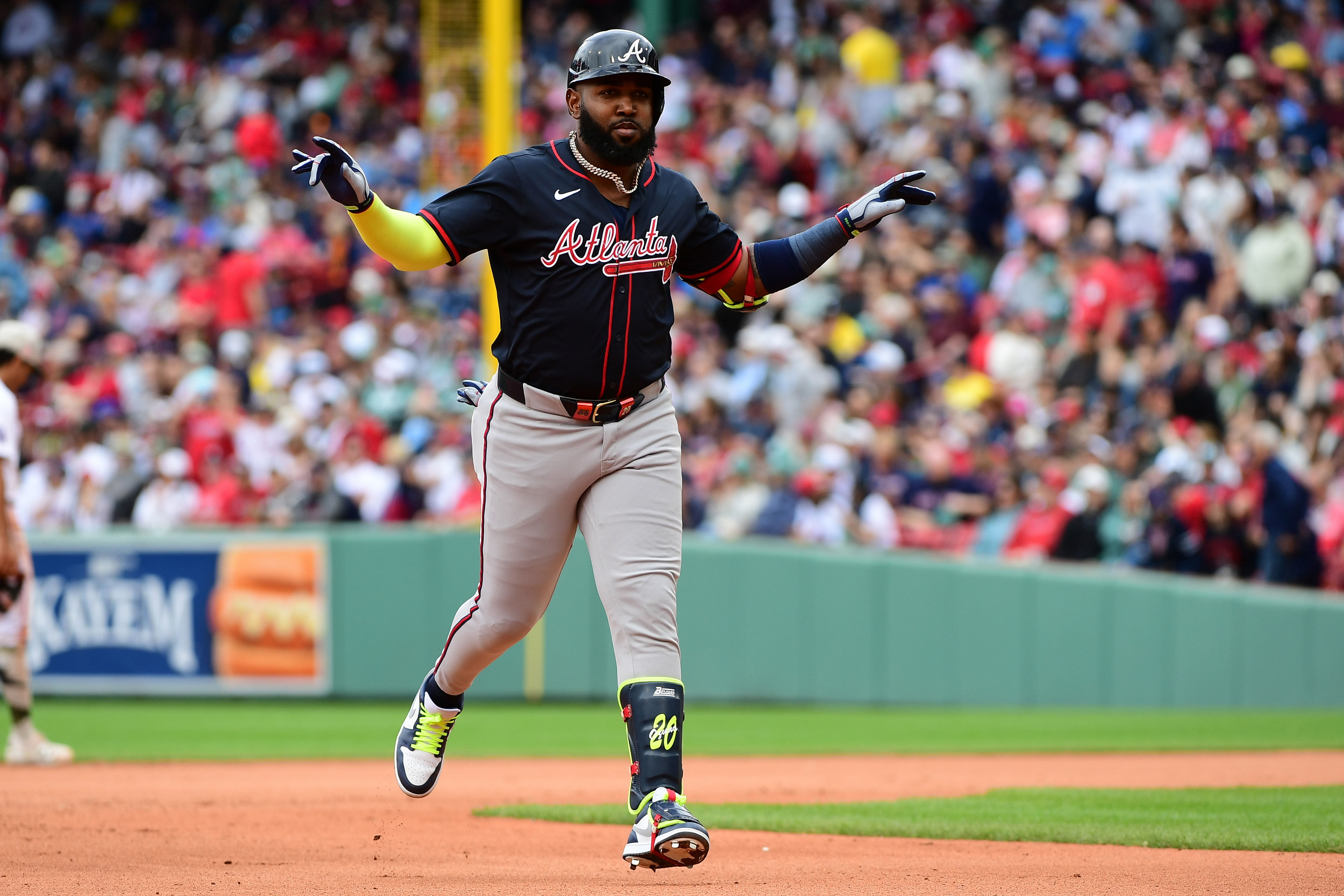 Marcell Ozuna might leave the yard tonight- Source: Imagn